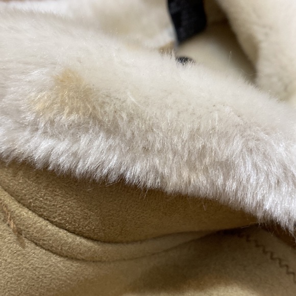 Faux Leather & Fur Zip Up Coat XL - Picture 9 of 13